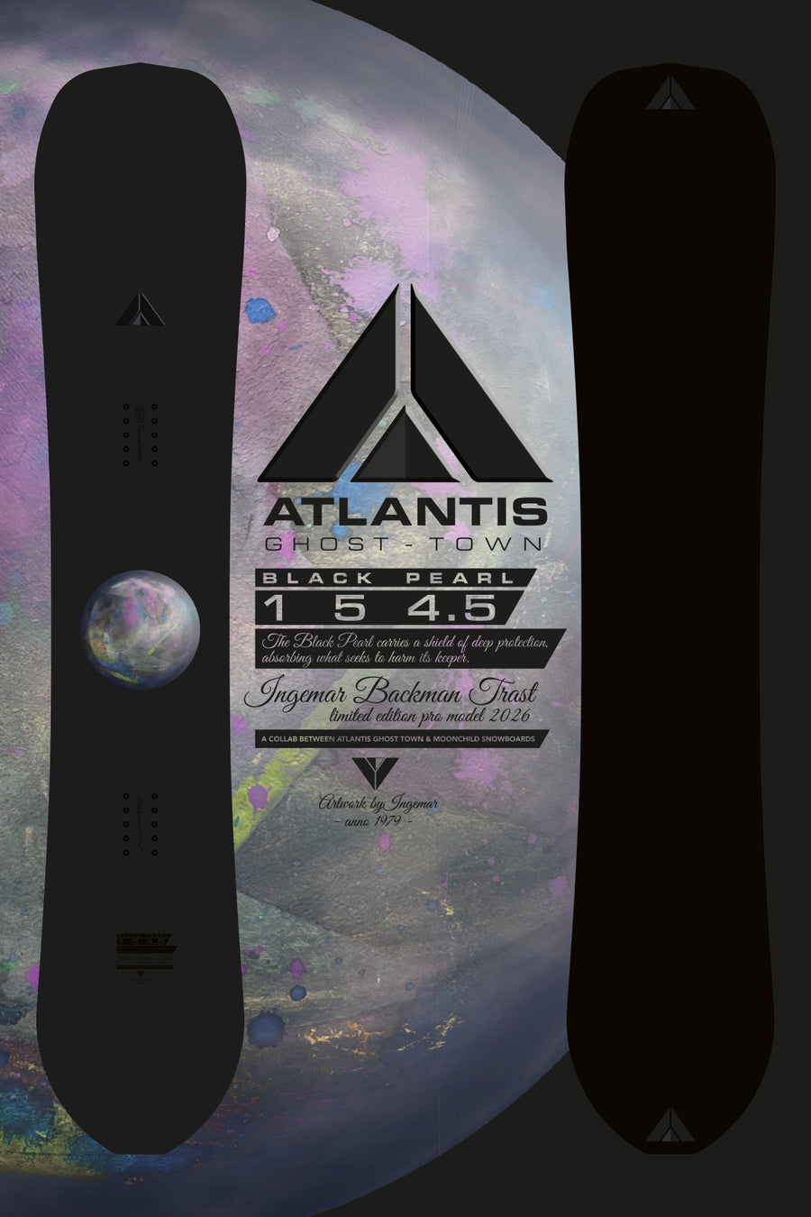 Atlantis Ghost Town - Black Pearl / Pre-order – Moonchild Snowboards