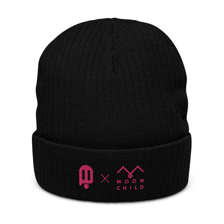 Popsicle Beanie / Pink Small Logo